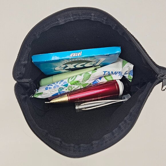 Canvas Toiletry/Makeup Bag, Feminine Pouch, Travel Bag - New - - Picture 6 of 9